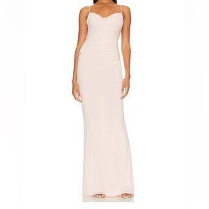 Blush pink bridesmaid dress